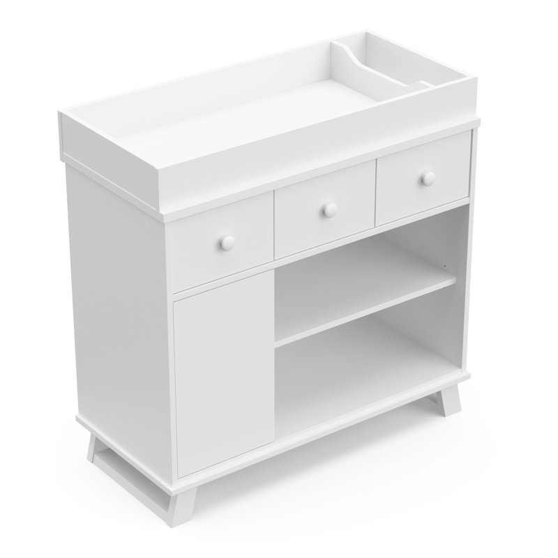 white nursery table