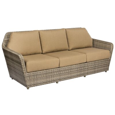 Pueblo Patio Sofa With Cushions Woodard Cushion Color Prescott Dove