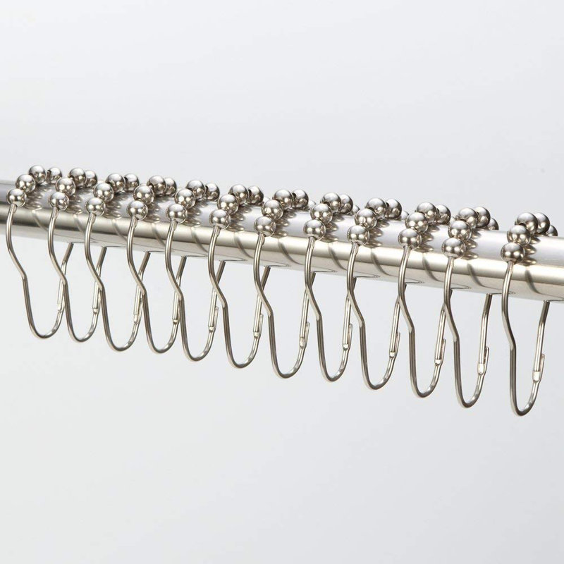 Symple Stuff Jalbert Heavy Duty Shower Curtain Rod Wayfair
