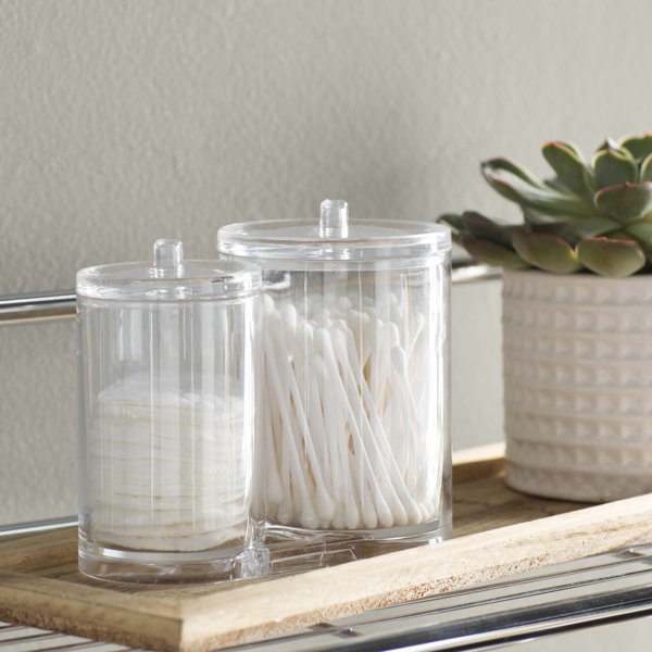 Wayfair Basics 2 Compartment Bathroom Storage Container ...