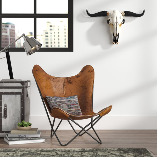 Brown Leather Tufted Chair Wayfair