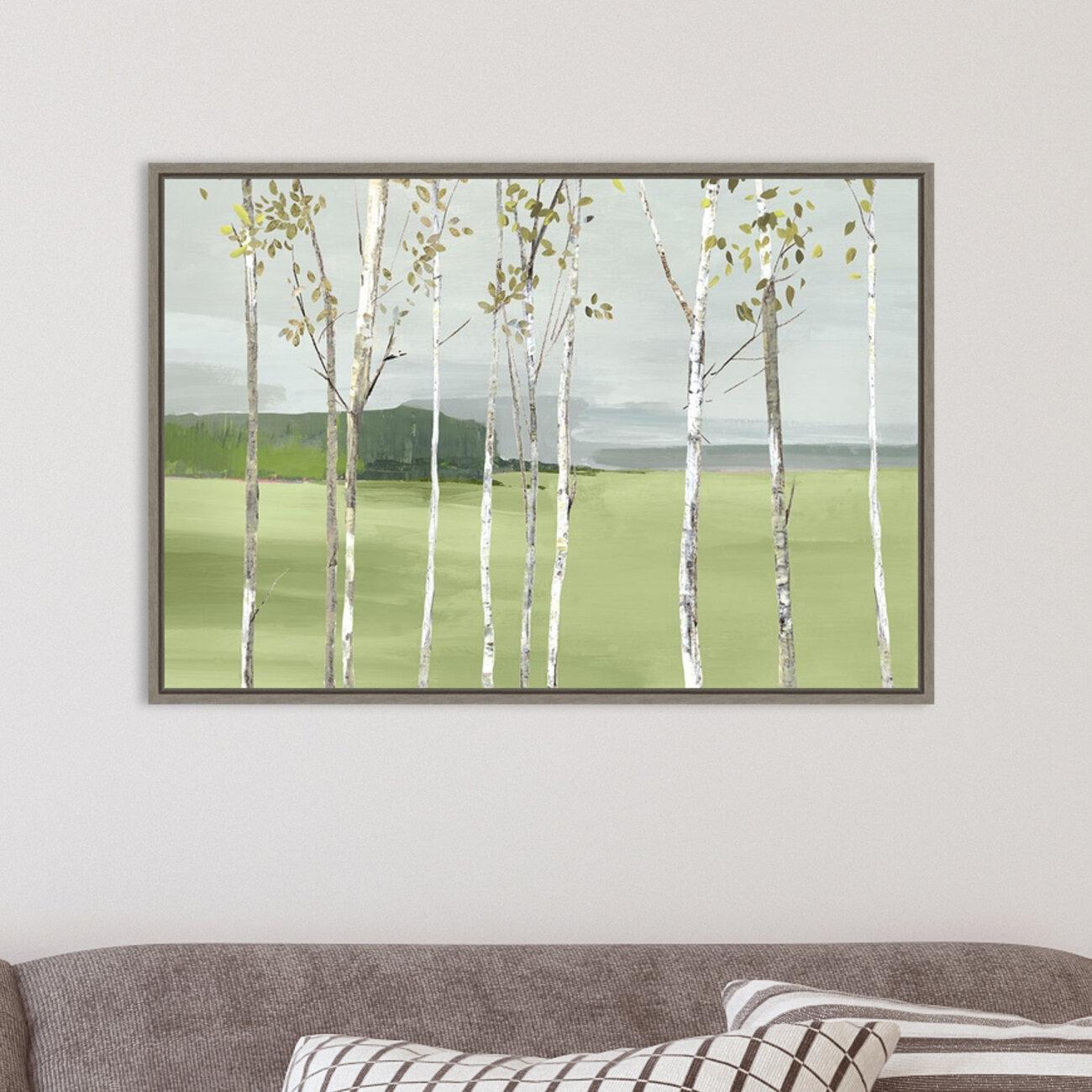 Red Barrel Studio® Birch Valley (Trees) by Allison Pearce - Floater ...