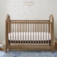 antique wood crib