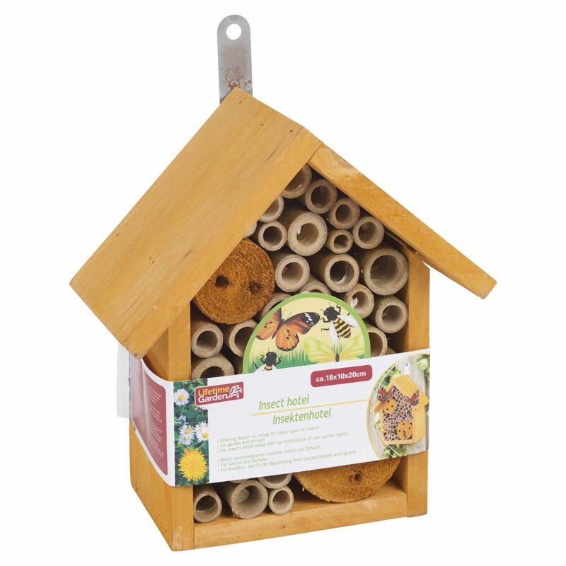 Sol 72 Outdoor Palisade Insect Hotel Hanging Bumblebee House | Wayfair ...