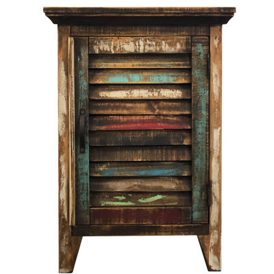 Freelon Solid Wood Nightstand in Brown