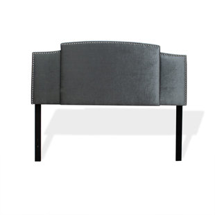 Full Size Headboards You Ll Love Wayfair Shawnee Nailhead Expandable Upholstered Panel Headboard