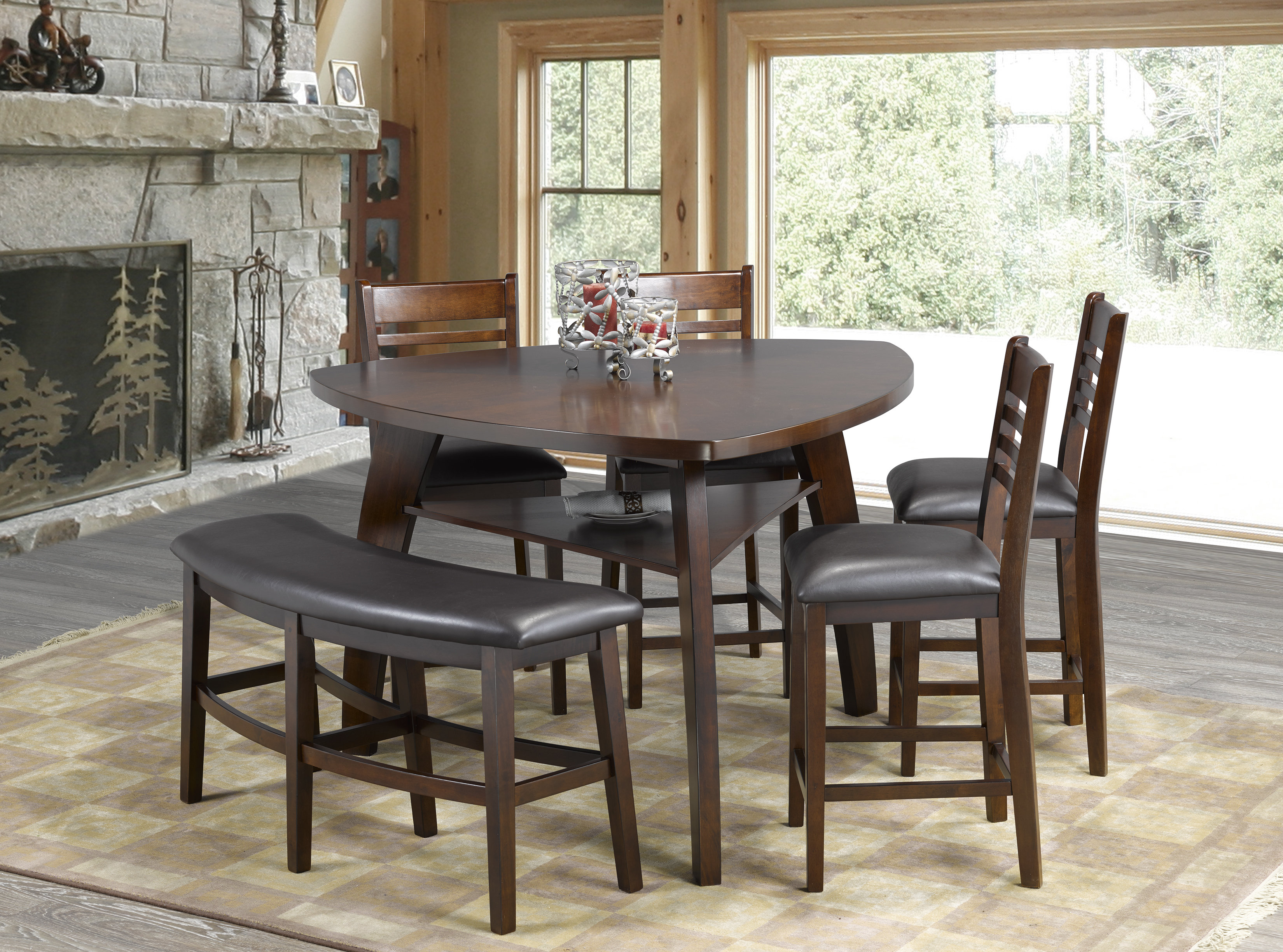 Red Barrel Studio Tisdale 6 Piece Pub Table Set | Wayfair Red Barrel Studio Tisdale 6 Piece Pub Table Set | Wayfair