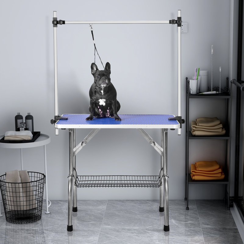 dog grooming table arm with clamp
