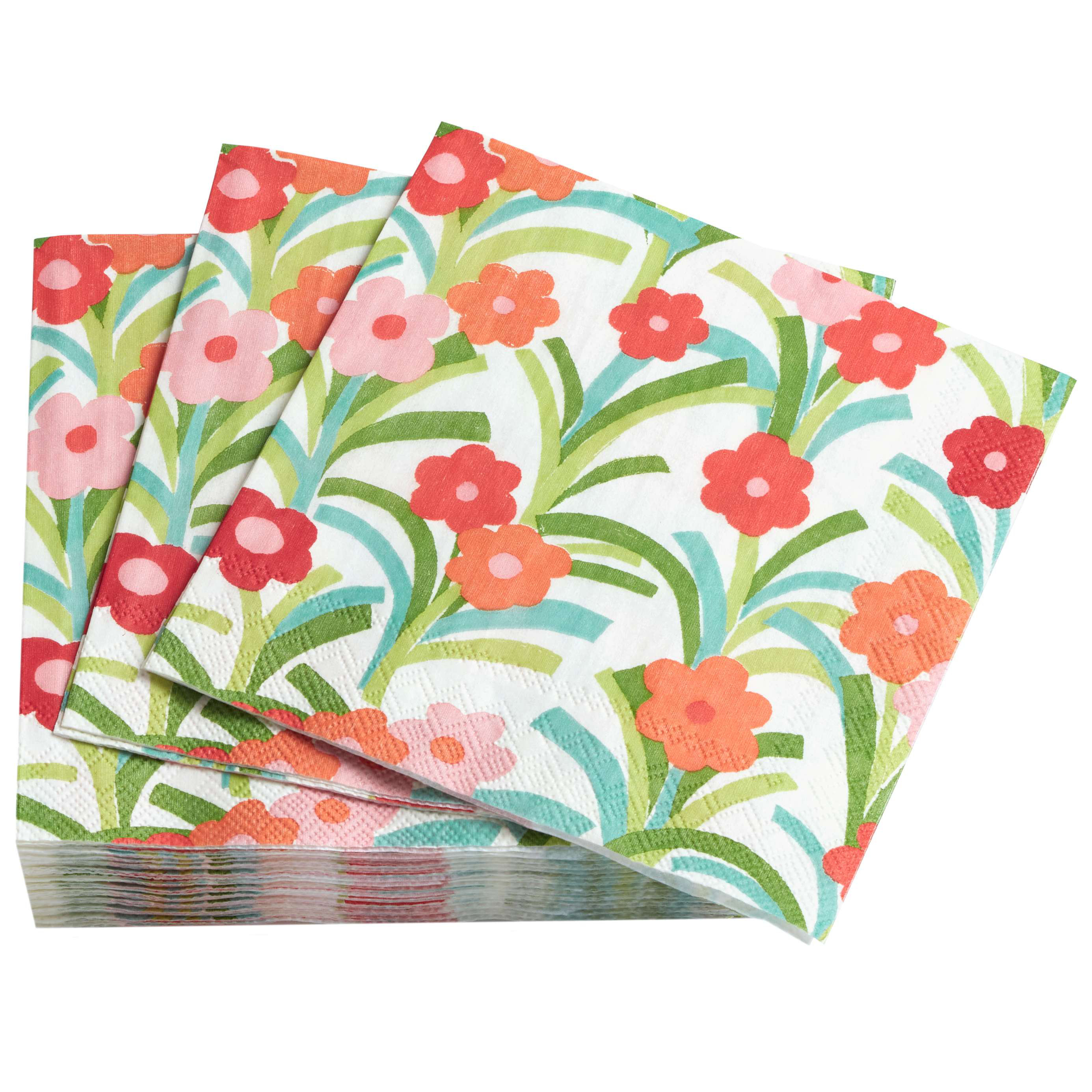 Annie Selke Home Playful Posies Poppy Paper Napkin | Wayfair