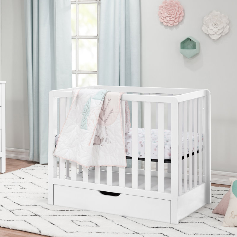 mini crib with storage
