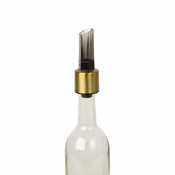 Tilt Spout Pourers with Matel Cap Lid Wine Pourer Oil Beer Bottle Stopper Plug