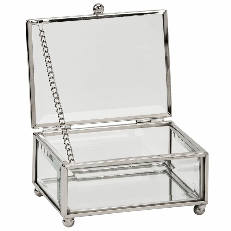 Charlton Home® Glass Jewelry Box | Wayfair