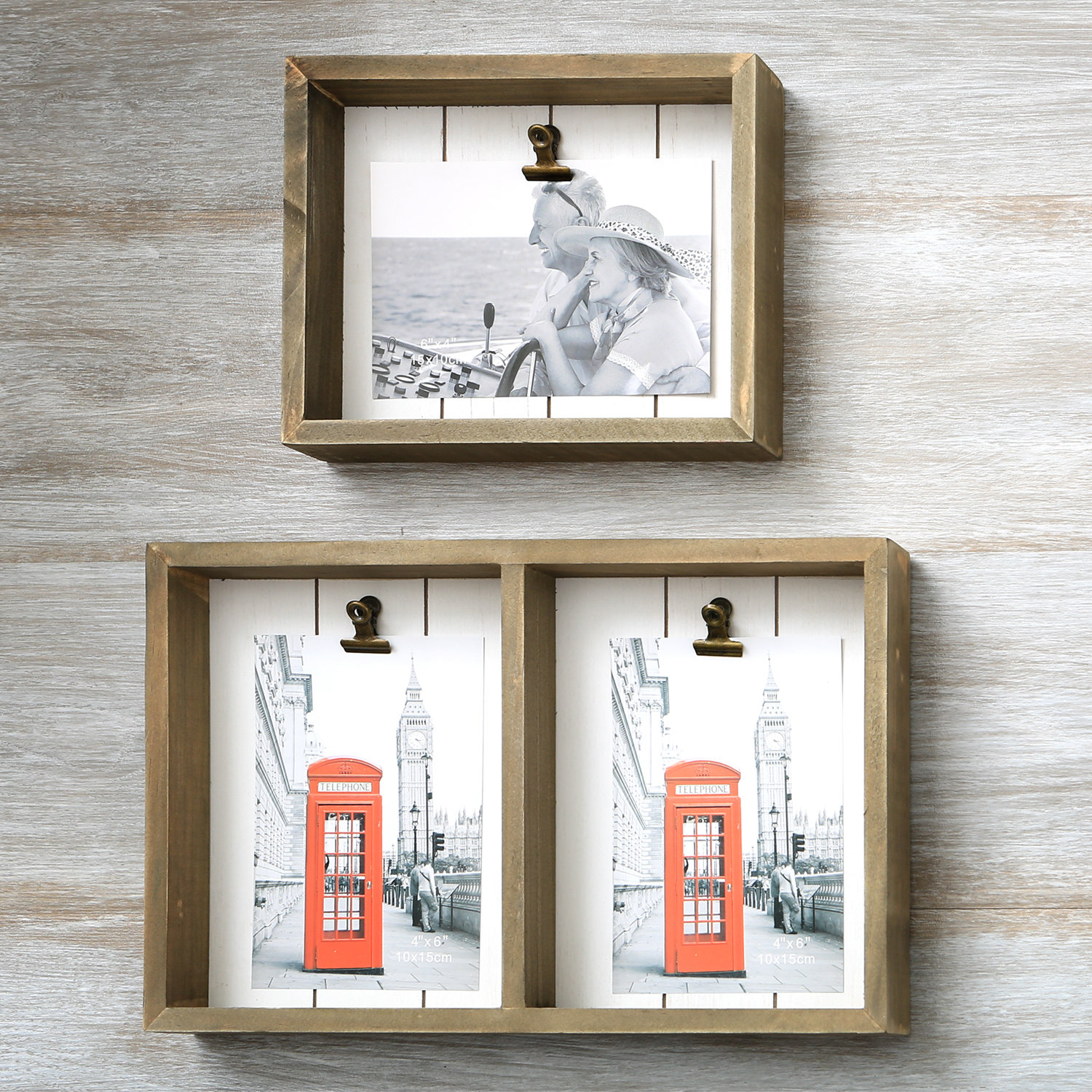 Highland Dunes 2 Piece Oona Wood Box Picture Frame Set Wayfair Piece Oona Wood Box Picture Frame Set