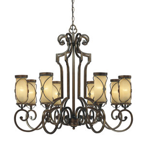Atterbury 8-Light Shaded Chandelier