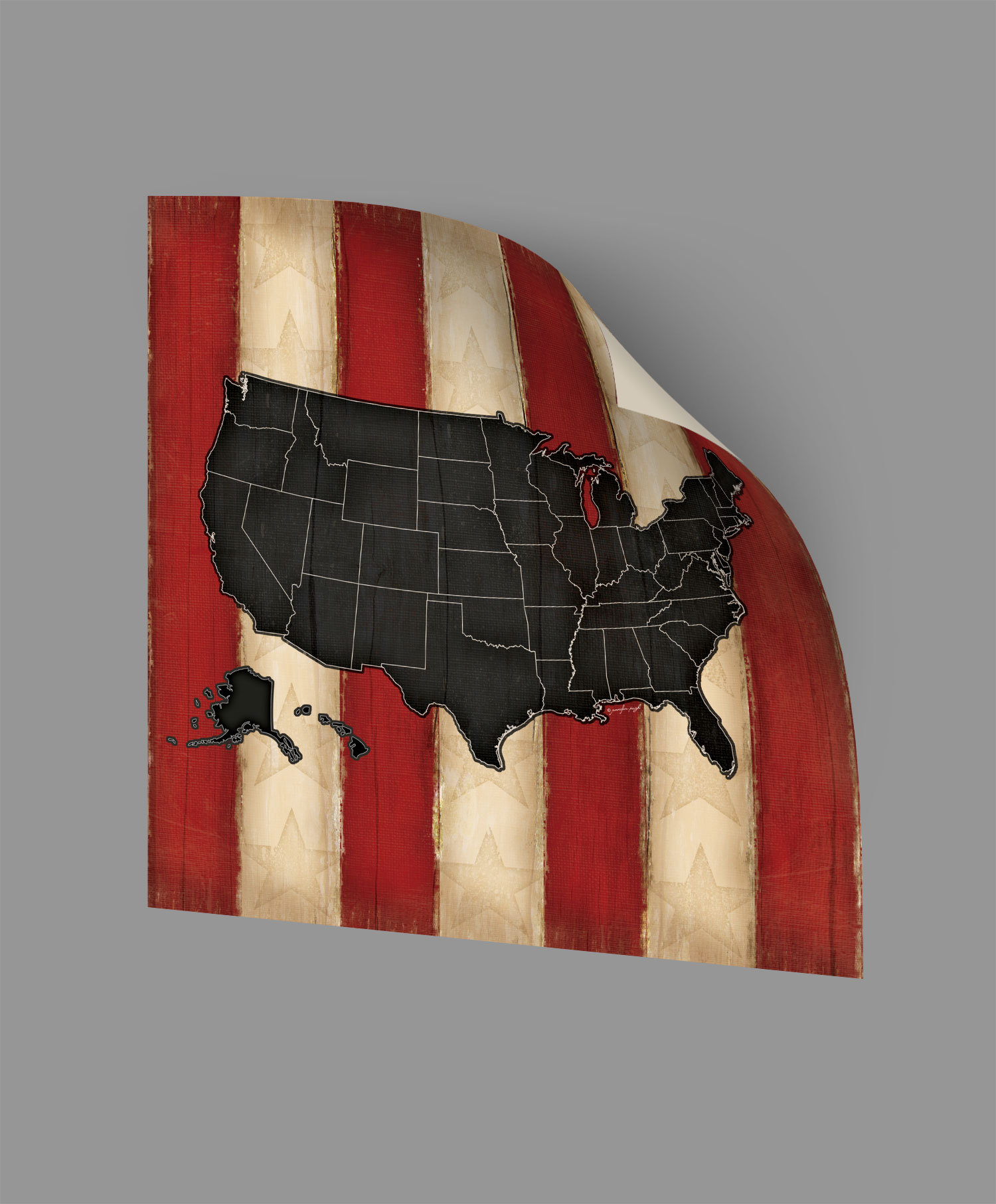 Williston United States Removable Wall Decal Wayfair