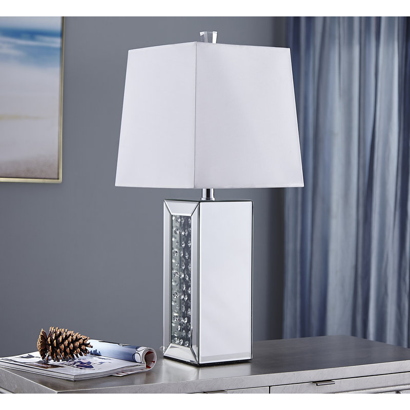 wayfair silver table lamps