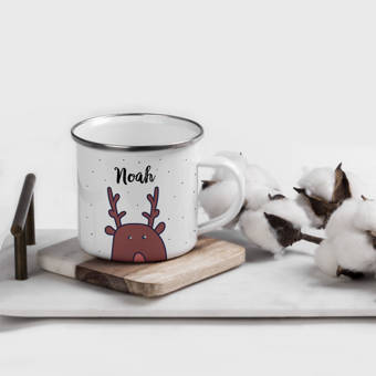 The Holiday Aisle Pickensville Personalized Christmas Hot Chocolate Campfire Gift Polar Bear Coffee Mug Wayfair