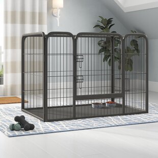 dog pen with floor tray