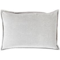 Silver Velvet Pillow