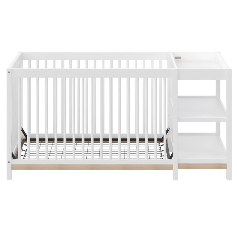 crib with changer