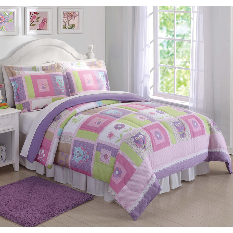 Viv Rae Aurelia Fun Owls Comforter Set Reviews Wayfair