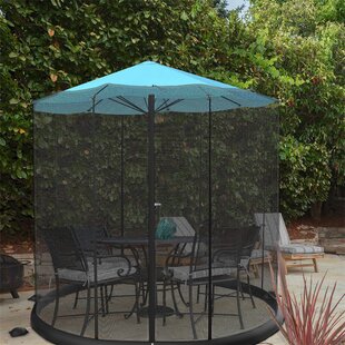 Offset Umbrella With Netting Wayfair Ca