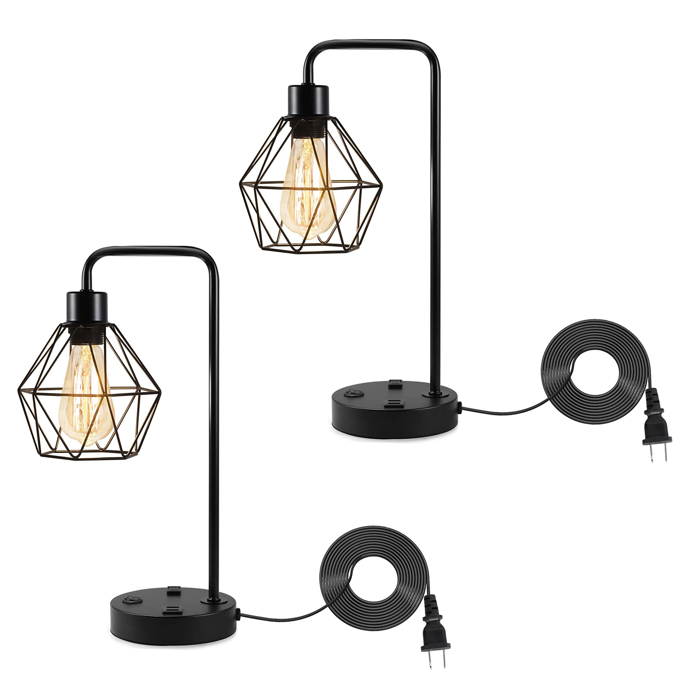 17 Stories Metal USB Desk Lamp & Reviews Wayfair