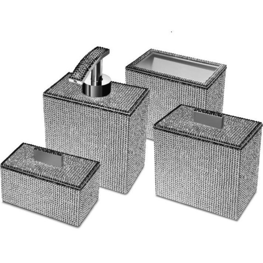 Rosdorf Park Patrice Square 4 Piece Bathroom Accessories Set Wayfair
