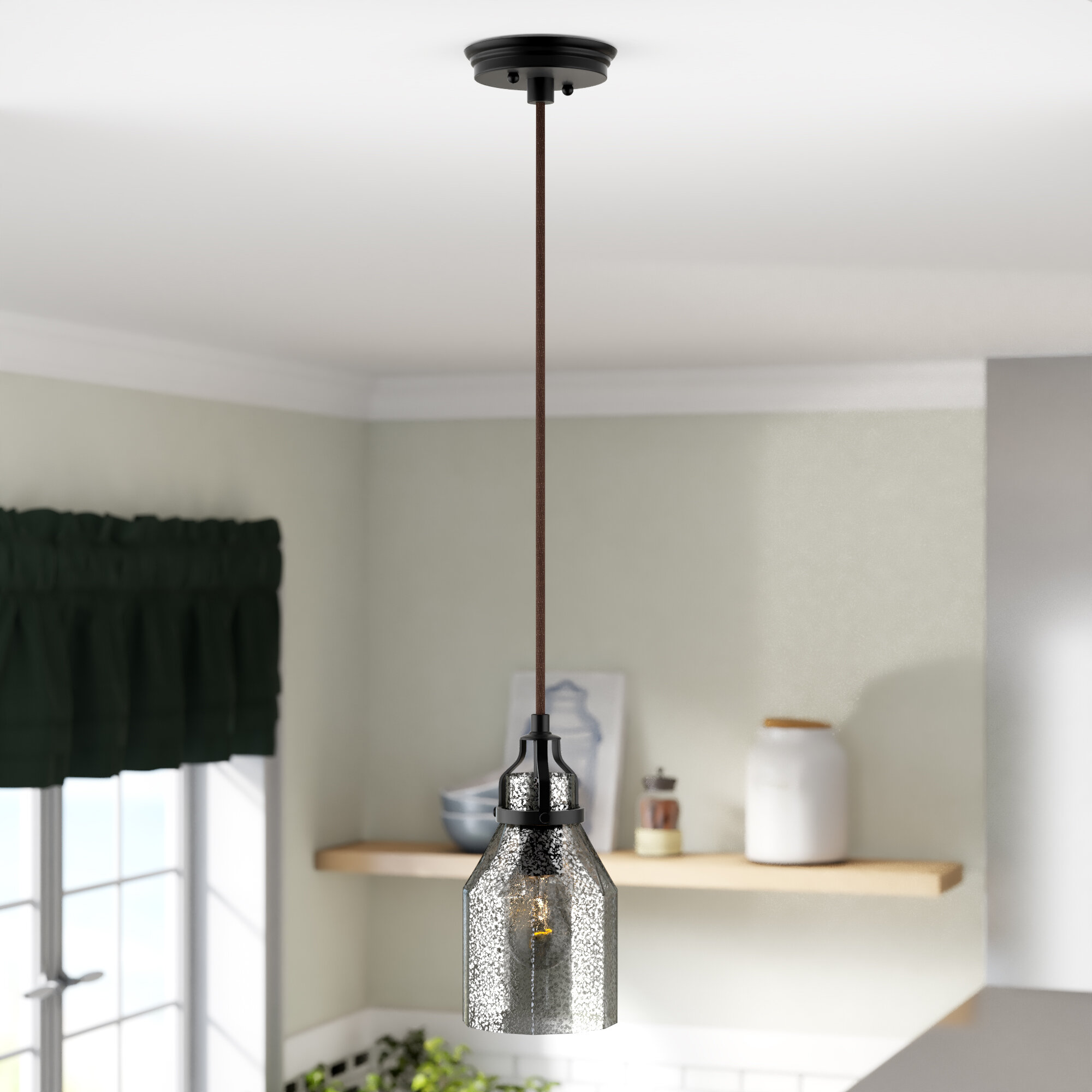 oil rubbed bronze single pendant light