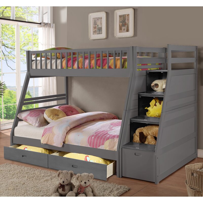 loft bed with slide full size