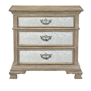 Go to store & view more images Campania Mirrored 3 Drawer Bachelor's Chest by Bernhardt