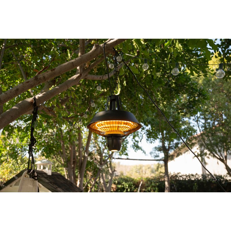 Barton 1500 Watt Electric Hanging Patio Heater & Reviews ...