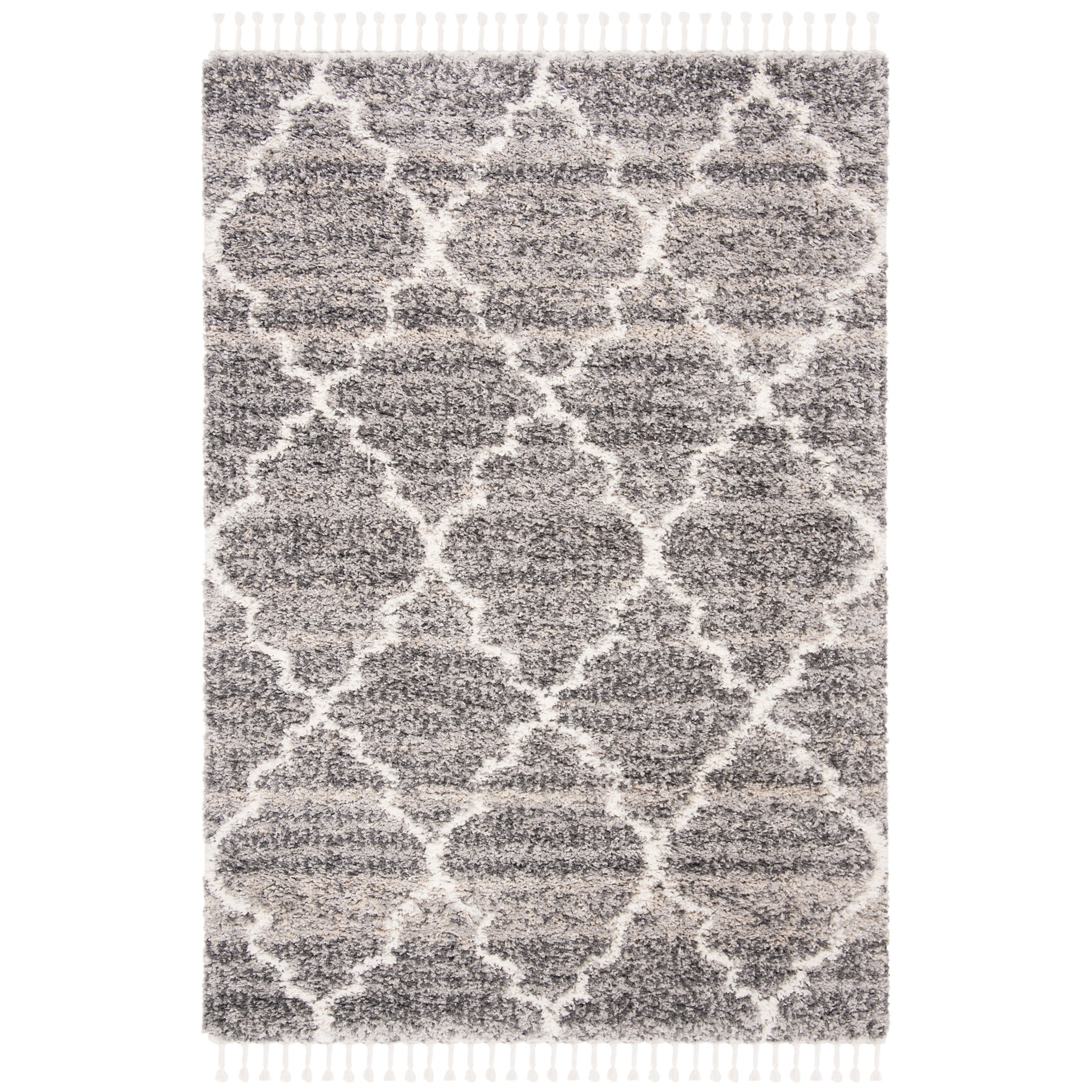 House Of Hampton Chilson Gray Ivory Area Rug Wayfair