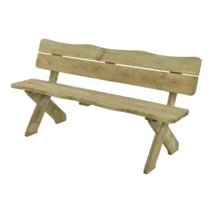 Meadow Bank Wooden Bench By Lesli Living