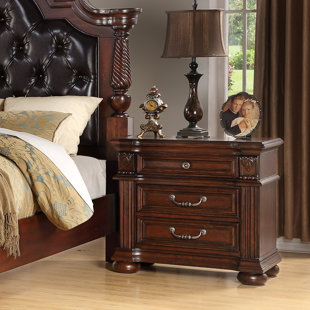 Go to store & view more images Casa del Mar 3 Drawer Nightstand by Fairfax Home Collections