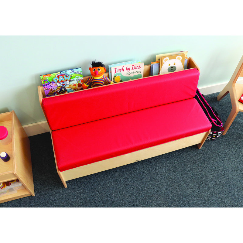 Whitney Bros Comfy Reading Center Kids Sofa With Storage