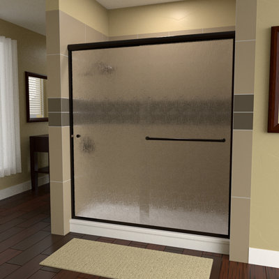 Leser 48 X 7038 Bypass Semi Frameless Shower Door Arizona Shower