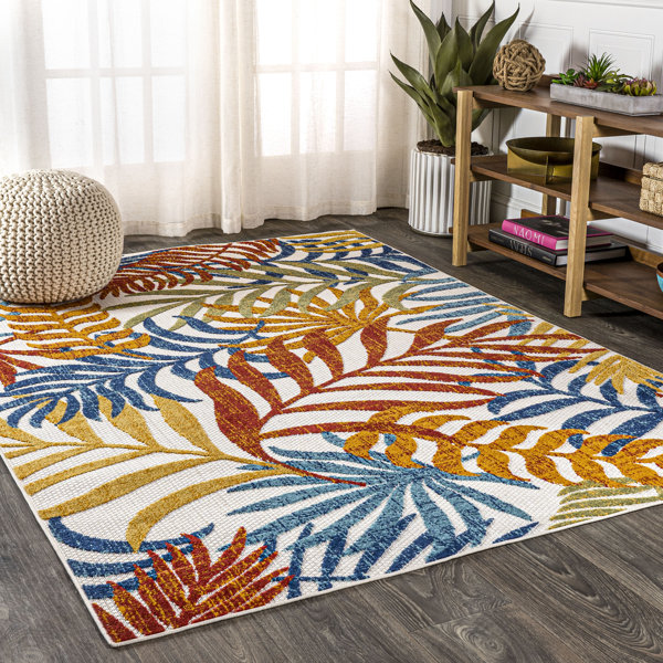 coral and green rug wayfair