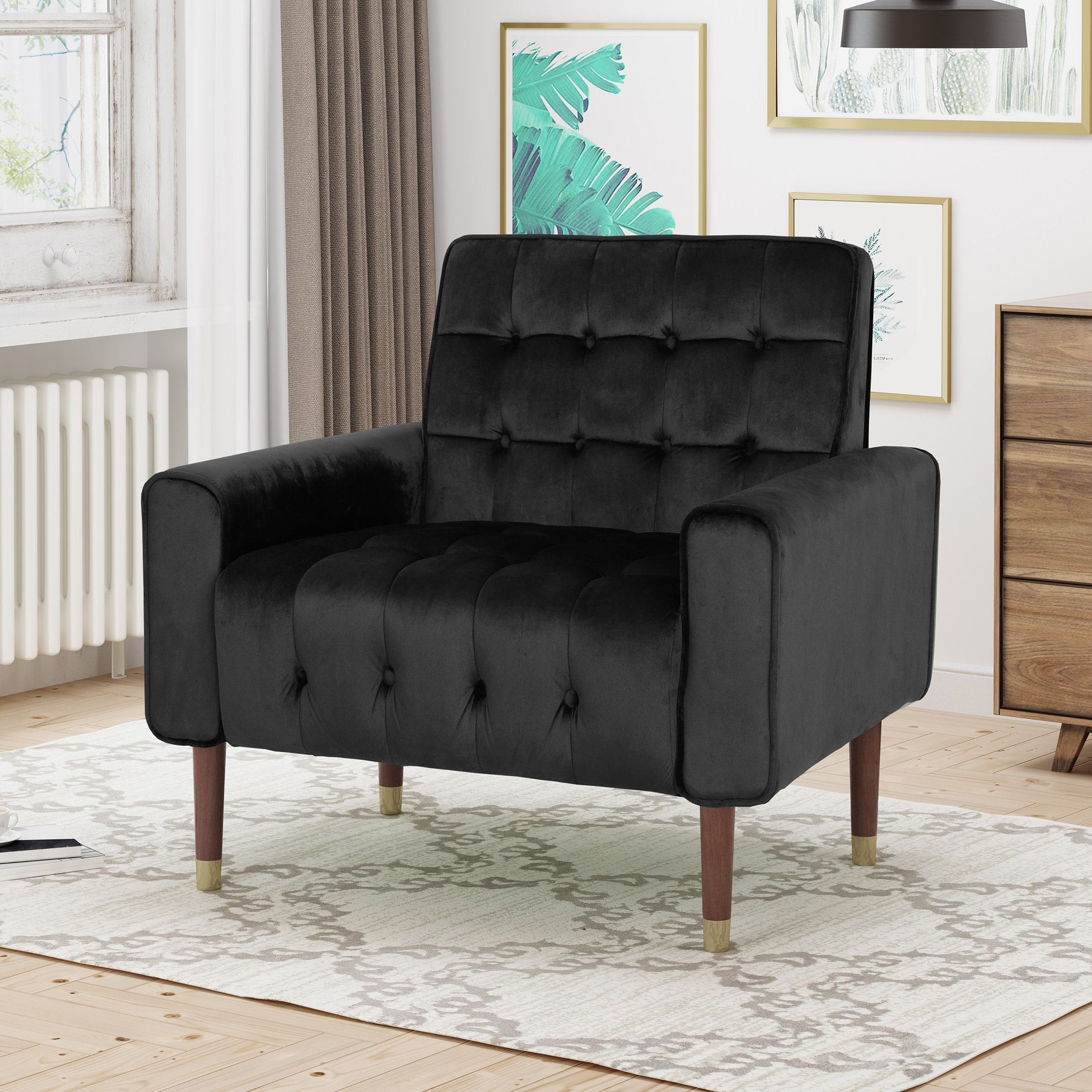 Mercer41 Wyton Upholstered Armchair & Reviews | Wayfair