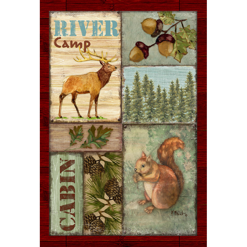 Toland Home Garden Cabin Camp Garden flag | Wayfair