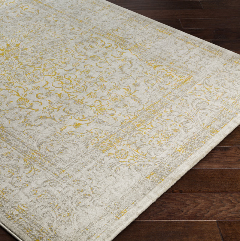Bungalow Rose Anil Yellow Beige Area Rug Reviews Wayfair Anil Yellow Beige Area Rug