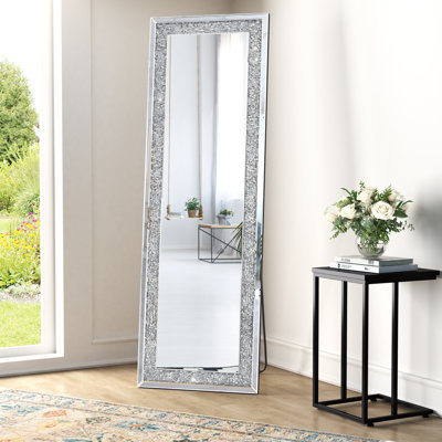 Kulkarni Beveled Frameless Magnifying Full Length Mirror size 36”x24”