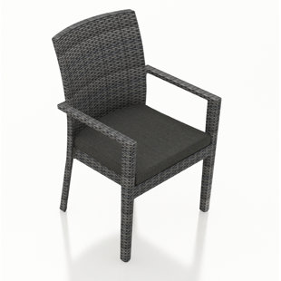 Hobbs Patio Dining Chair with Cushion (Set of 2)
