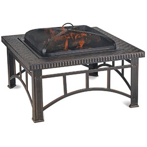 Steel Wood Burning Fire Pit Table