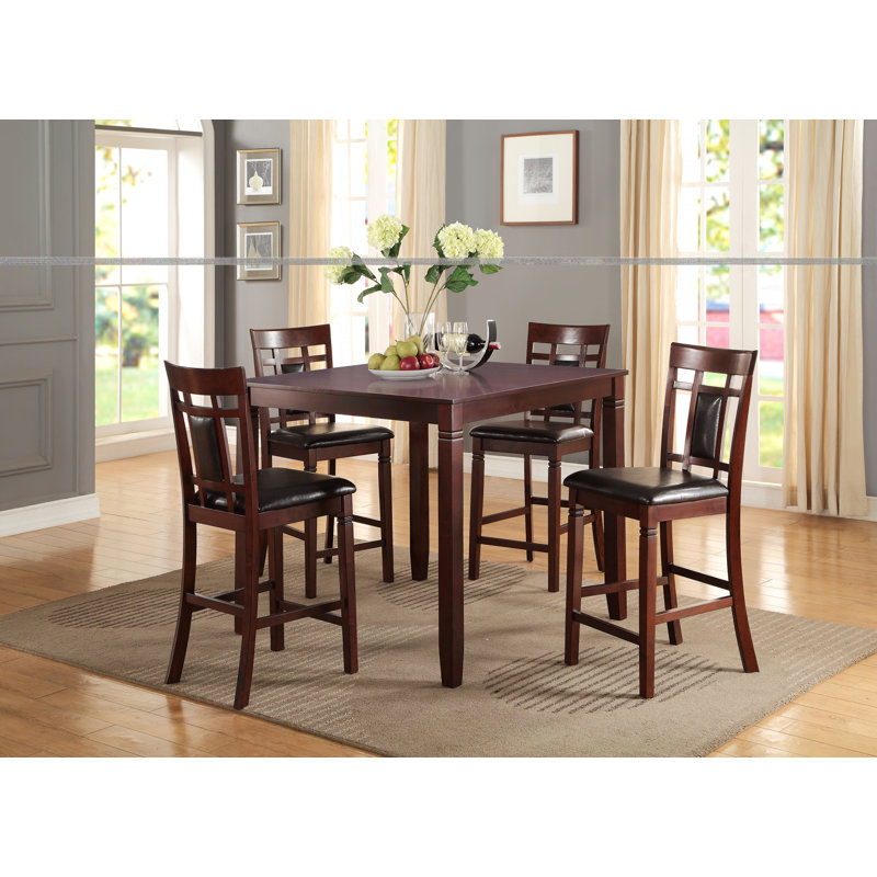 Winston Porter Staytonville 5 Piece Counter Height Dining Set Wayfair