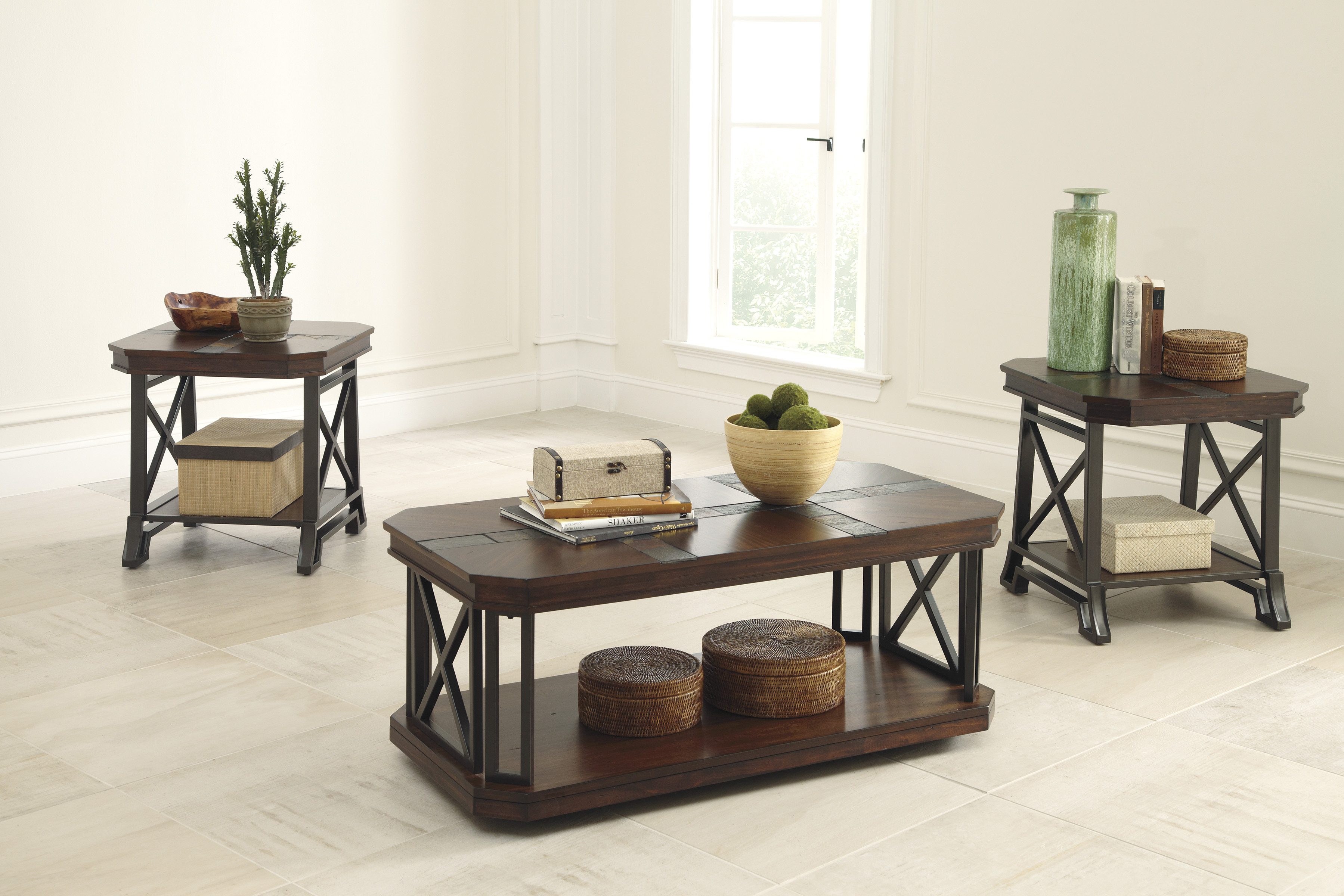 Loon Peak Antlers 3 Piece Coffee Table Set & Reviews | Wayfair Loon Peak Antlers 3 Piece Coffee Table Set & Reviews | Wayfair