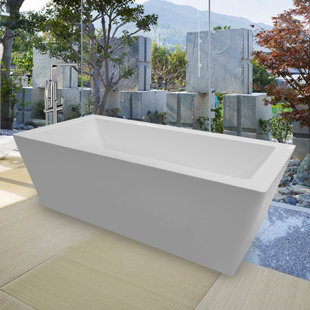 Two Person Freestanding Tub Wayfair Purescape Freestanding Soaking Bathtub