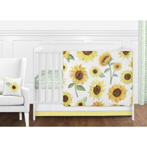 bright colored crib bedding