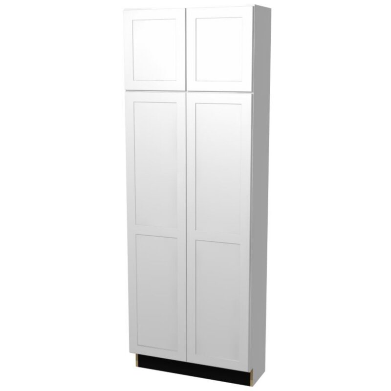 Arbor Creek Cabinets Platte Butt Doors Utility Pantry Cabinet