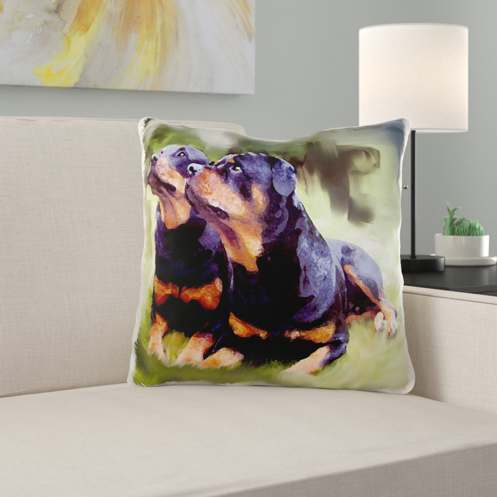 rottweiler pillow